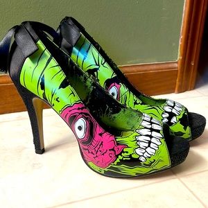 Iron Fist Zombie Peep Toe Pump